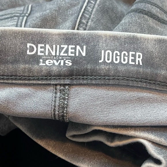 Levi’s Denizen Joggers Pull On Gray Stretch High Rise Jeans Pants Juniors Sz 9 - Picture 9 of 11